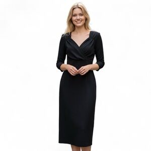 NWT Rock Steady Black Wiggle Dress – Size S, Retro Pinup Style